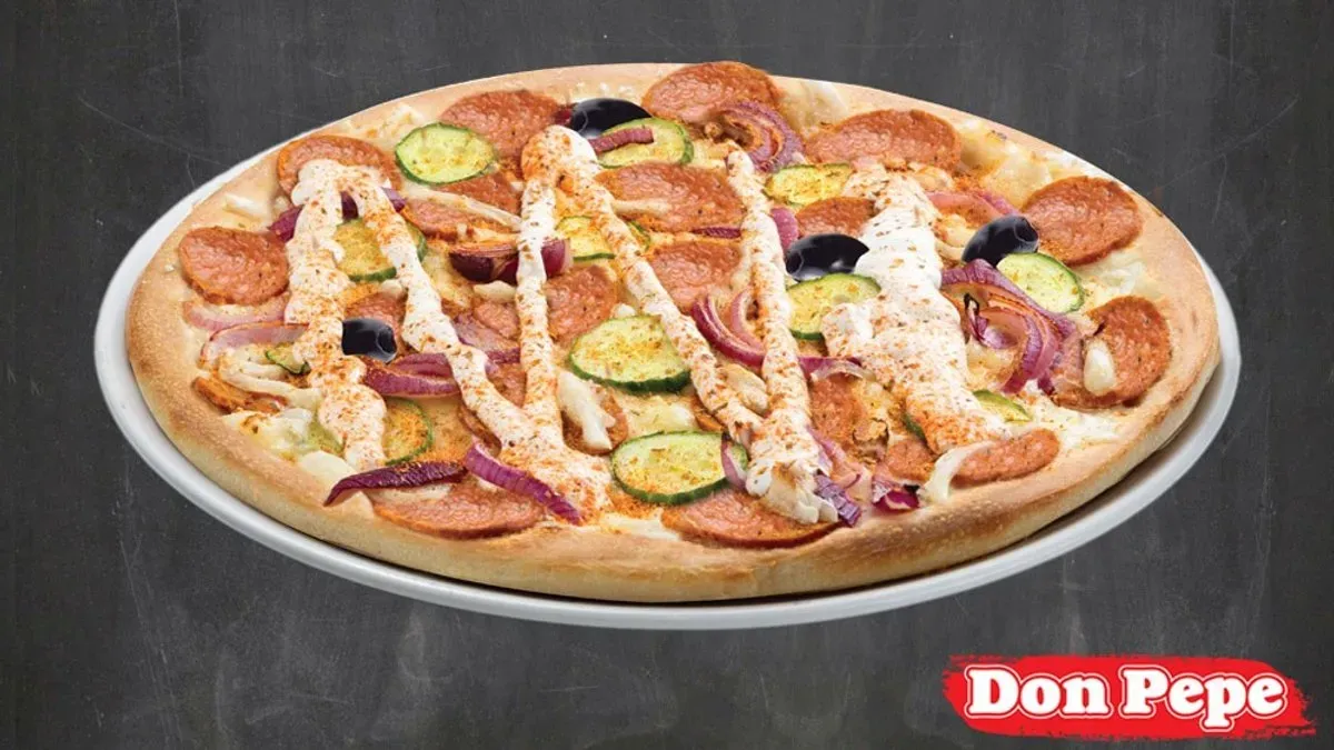 Vegán Gyros pizza