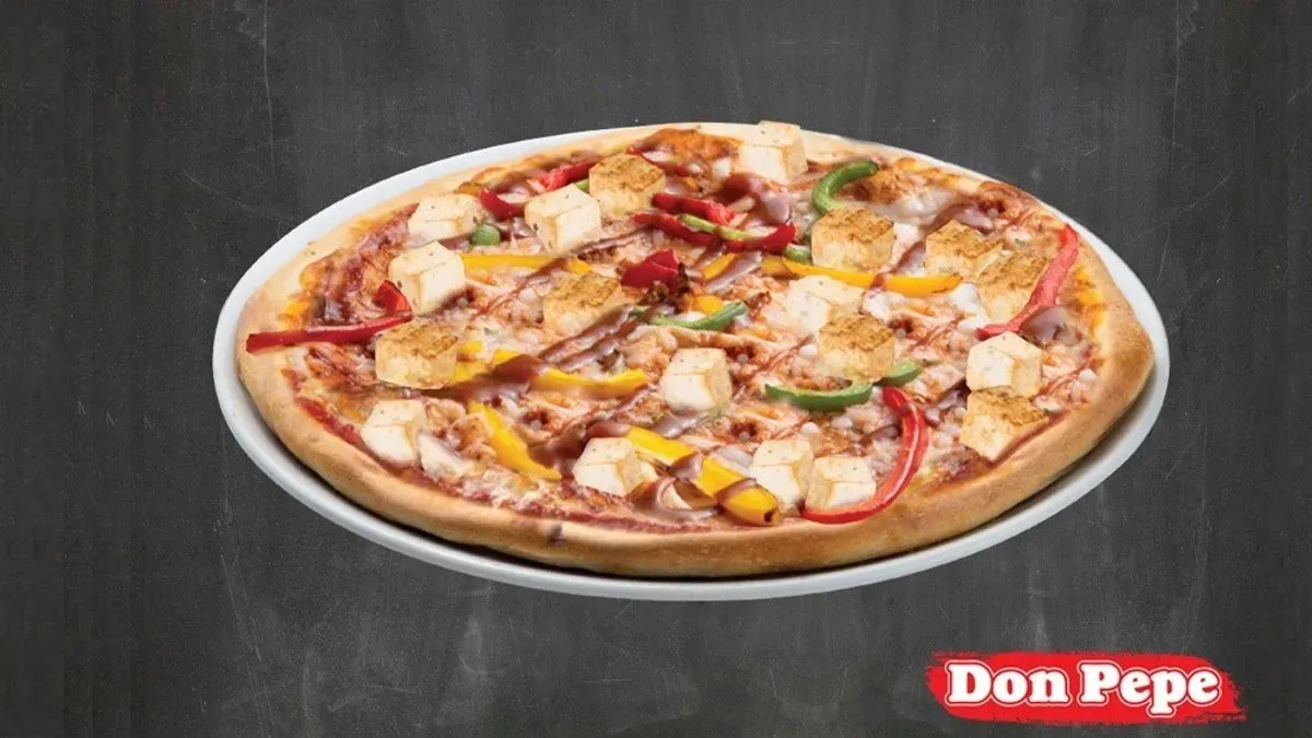Vegán BBQ pizza