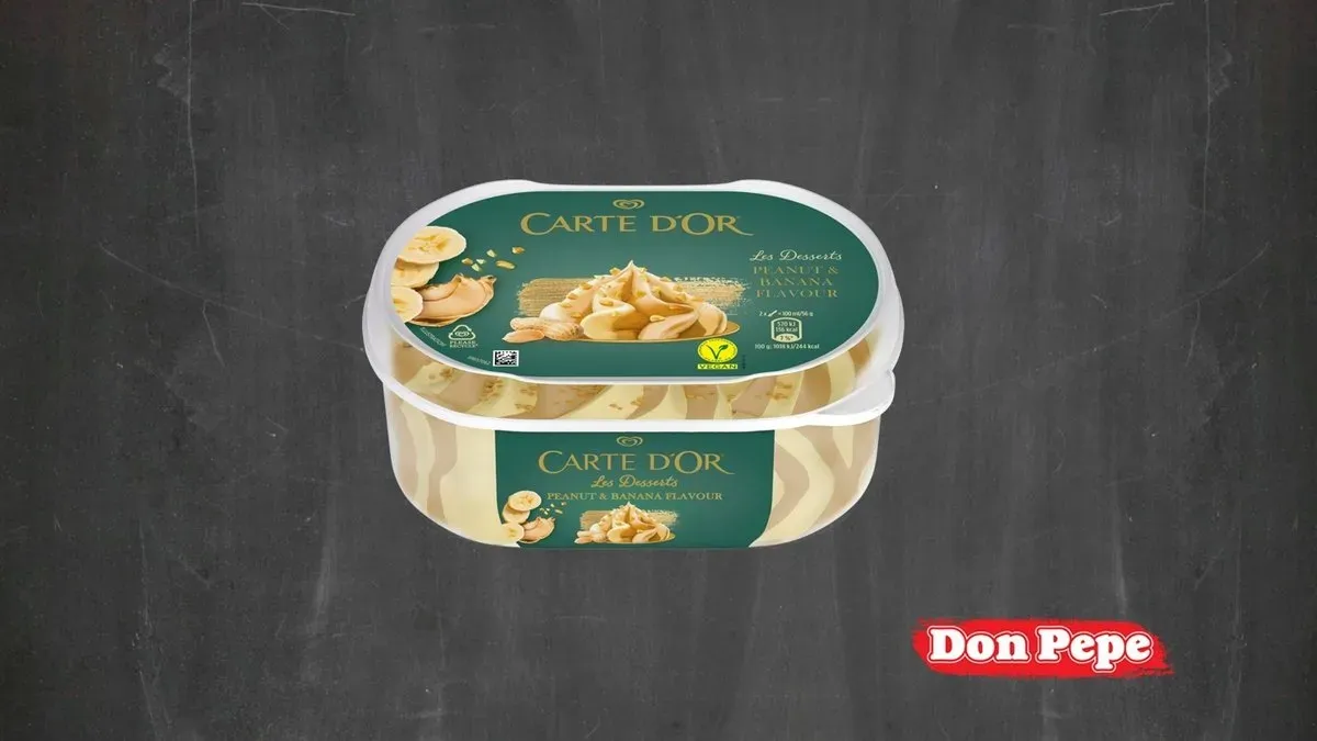 Carte D’Or Földimogyoróvaj-Banán ízű, vegán (850 ml)