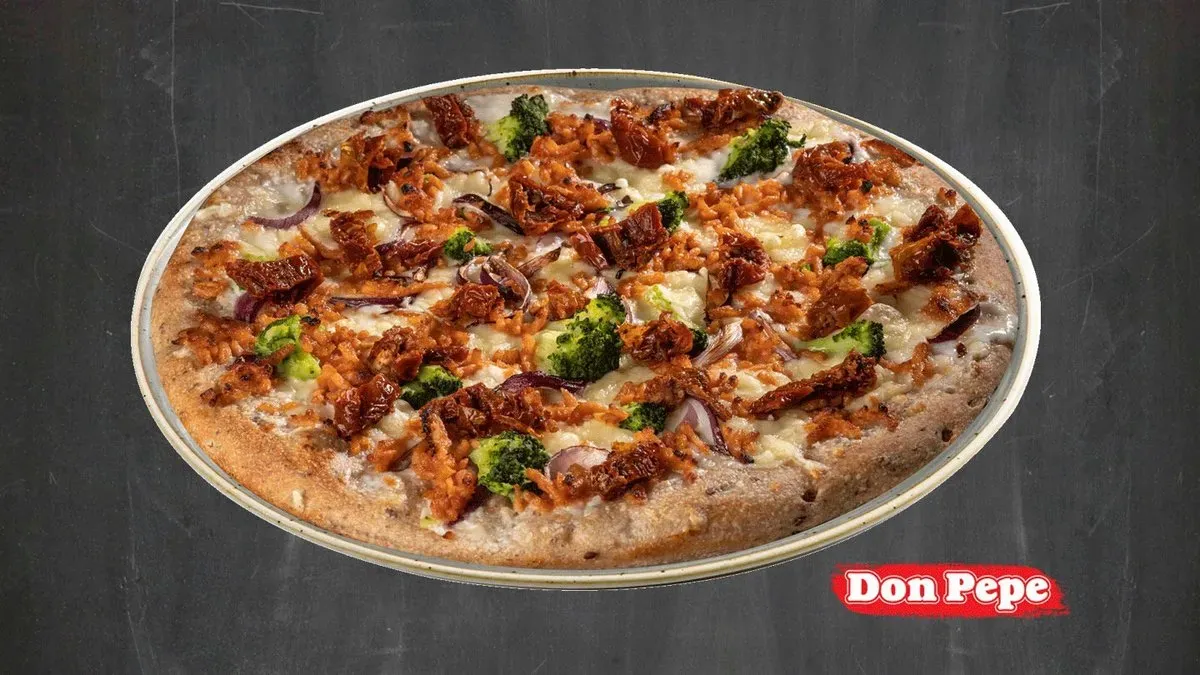 Vegán Fokhagymás -"Tejfölös" Nemtonhalas Pizza