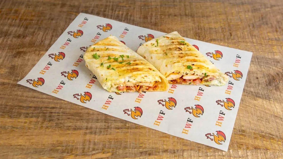 Wrap grillezett csirkemellből
