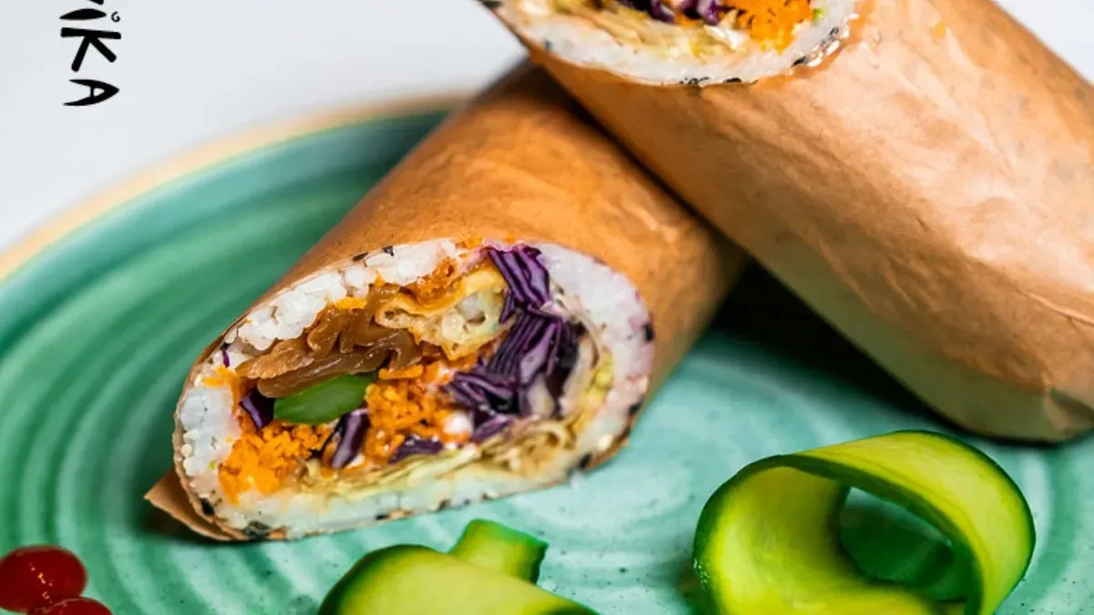 Rák tempura Sushi Burrito