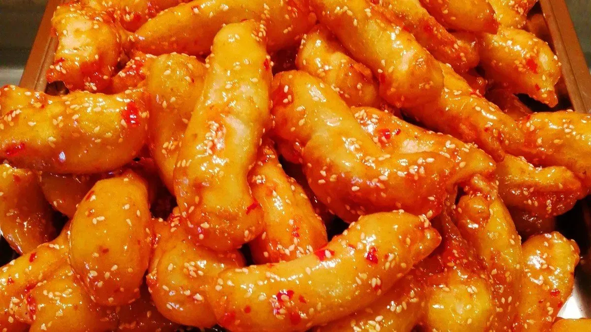 Sült szezámmagos csirke