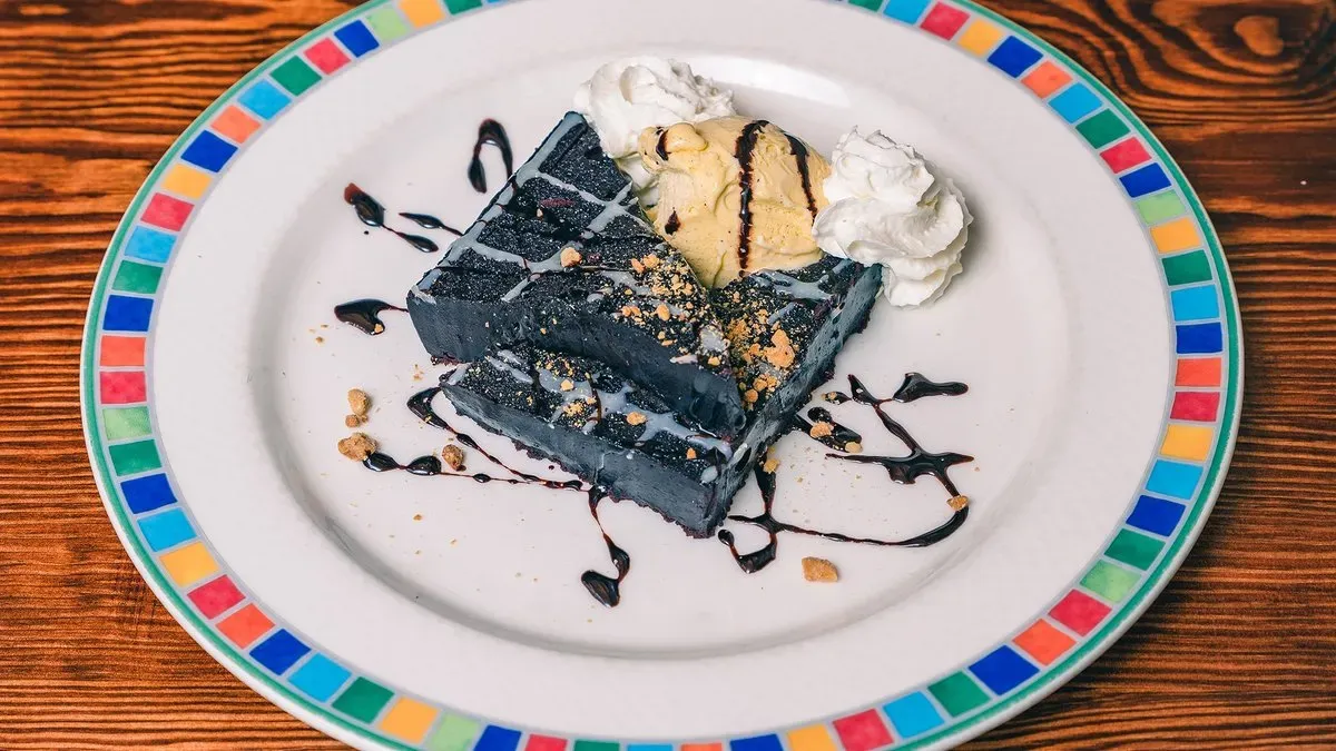 Iguana Brownie fagylalttal