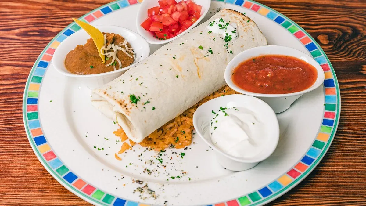 Vegetáriánus Burrito