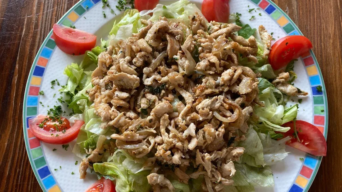 Fajita Csirke Saláta
