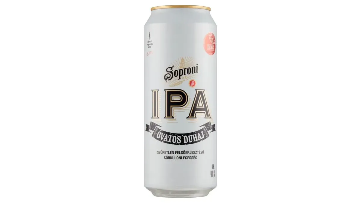 SOPRONI ÓVATOS DUHAJ IPA DOBOZOS SÖR 0,5L