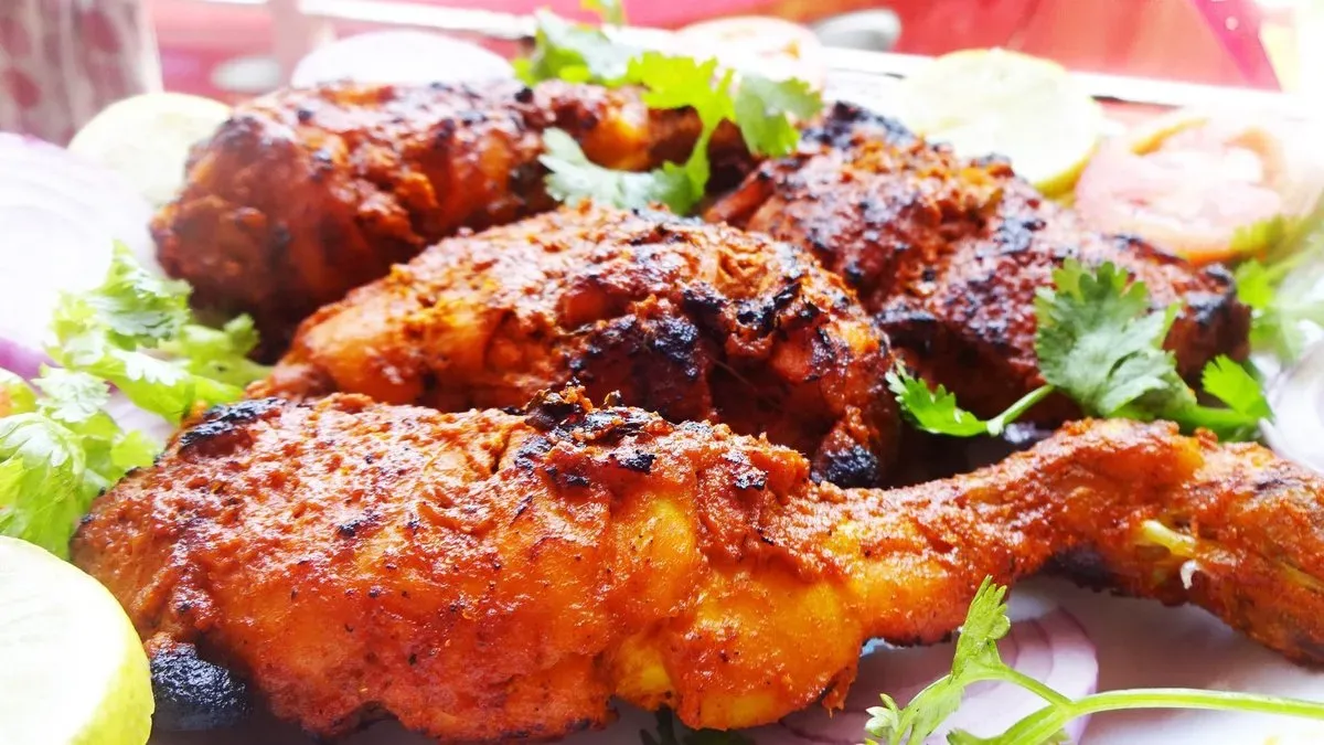 Tandoori chicken wings