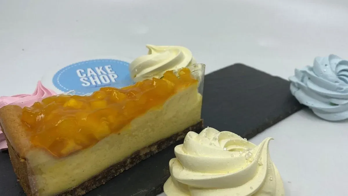 Mangós sajttorta