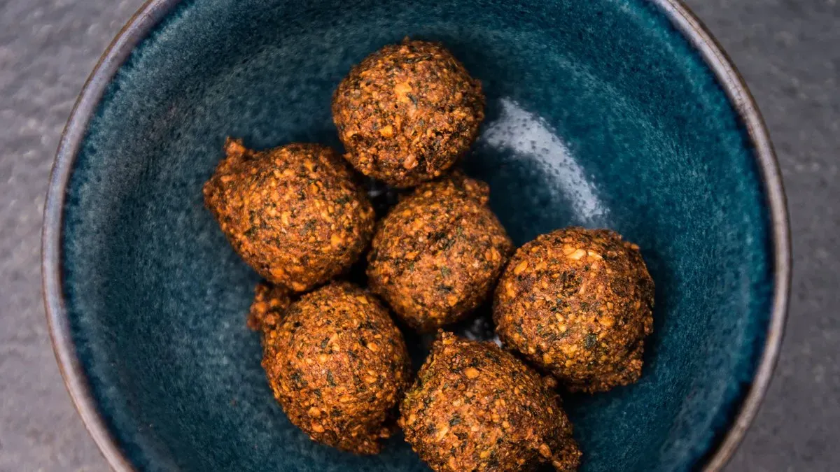 Falafel falatok (vegán)
