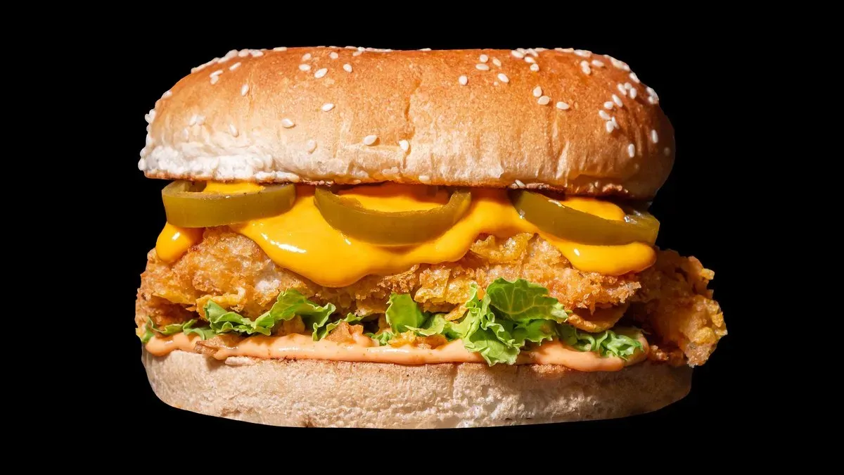 Fire csirke burger