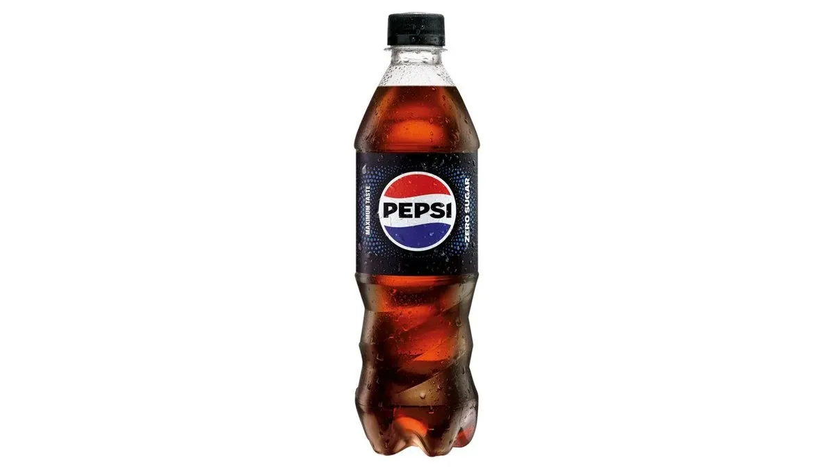 Pepsi Zero colaízű energiamentes szénsavas üdítőital édesítőszerekkel 0,5 l