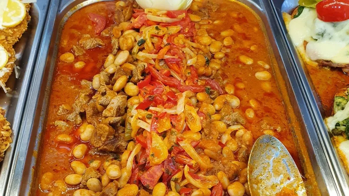Kurufasulye (borjúhús babbal) körettel