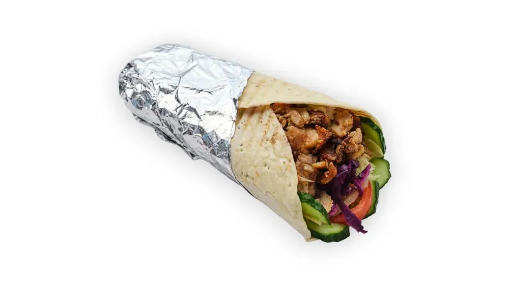 Döner tortillában
