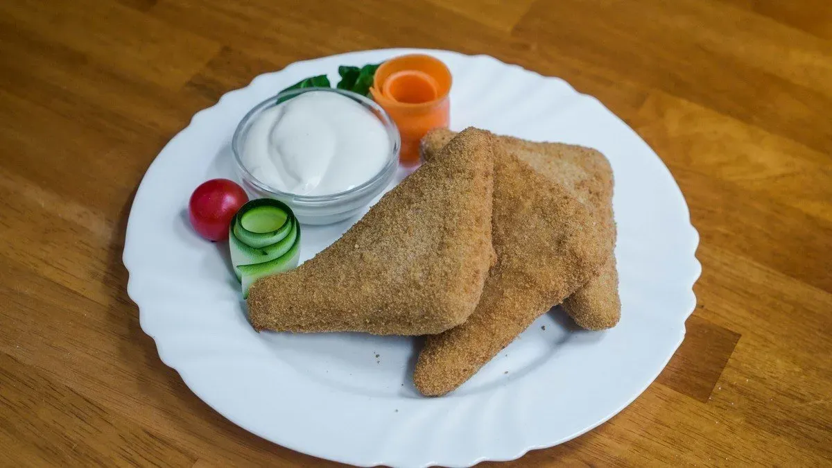 Rántott trappista sajt (köret nélkül)