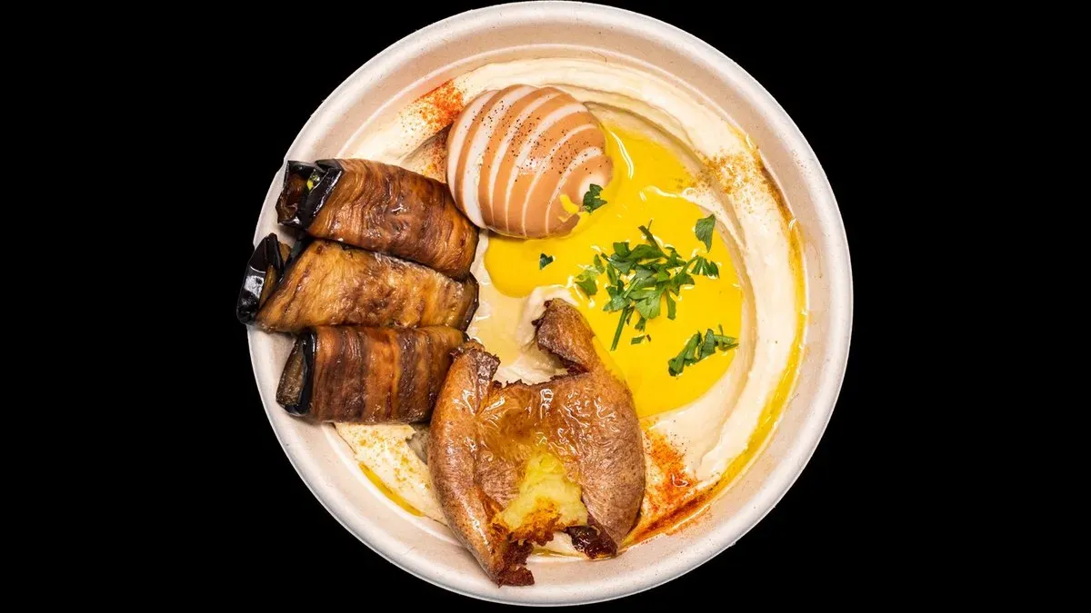 * Hummus Sabich