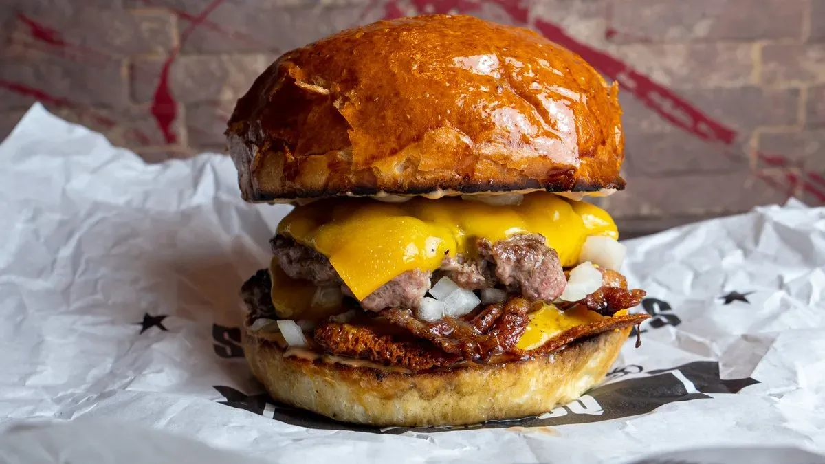 Smashed burger