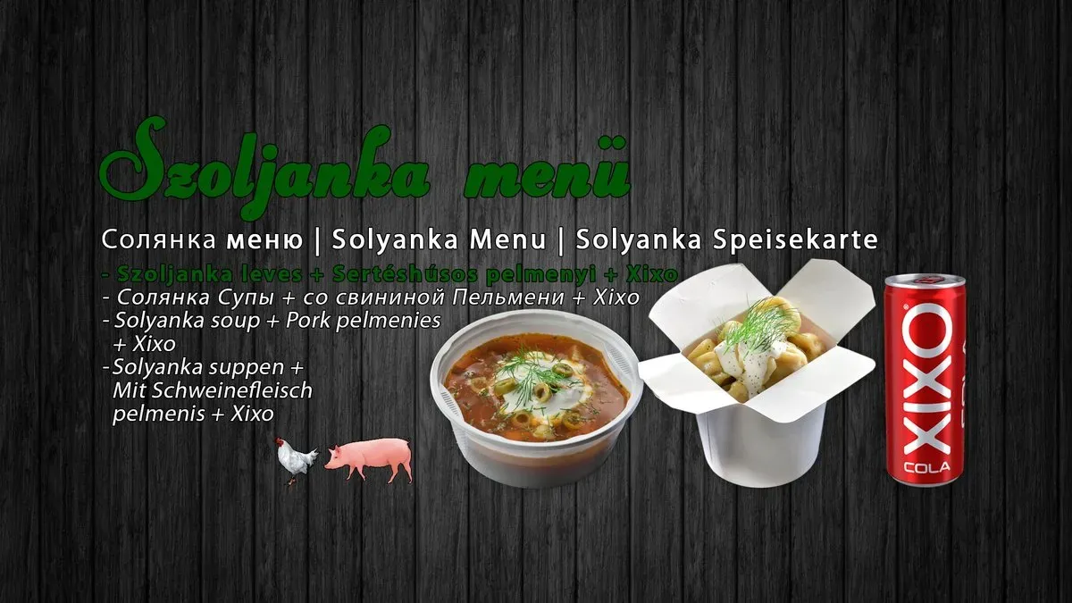 Szoljanka 2️⃣ Menü | Sertéshúsos Pelmenyi