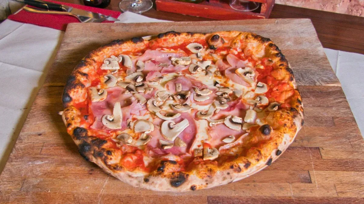 Prosciutto cotto e champignon