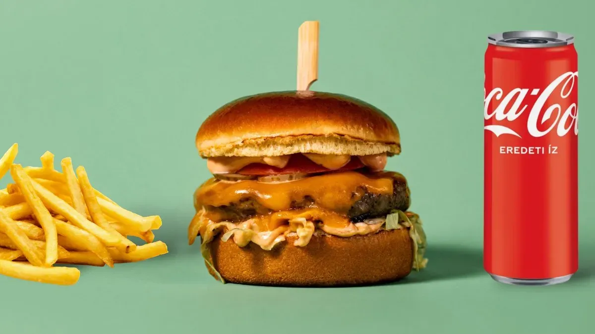 Cheeseburger Menü Kombó