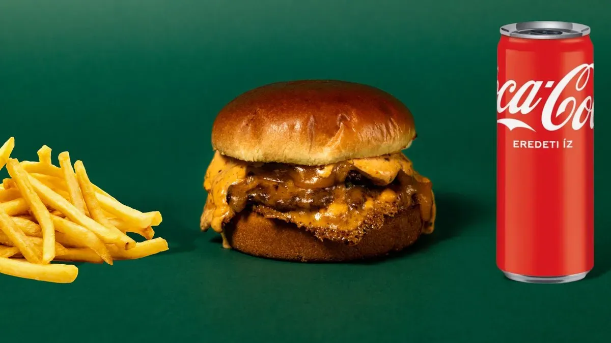 Smashed Cheeseburger Menü Kombó