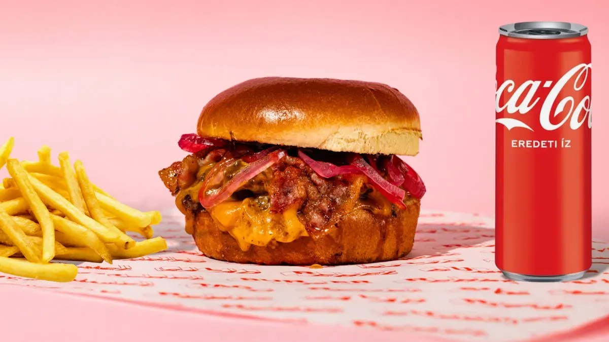 BBQ Smashed Burger Menü Kombó