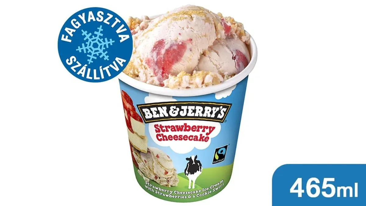 Ben & Jerry's Strawberry Cheesecake Ice Cream 465ml