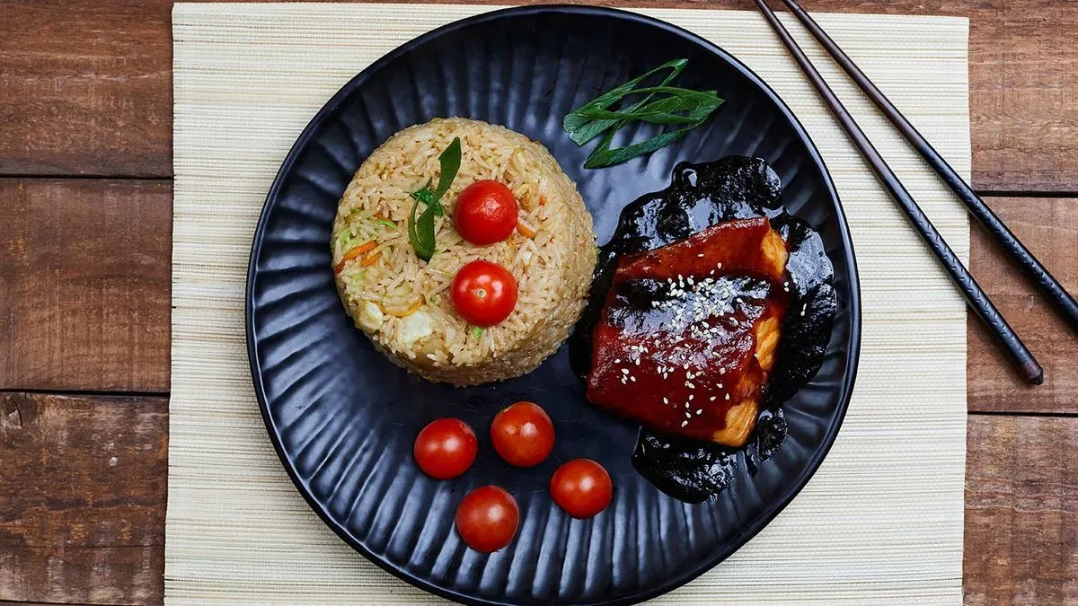 Teriyaki lazac steak