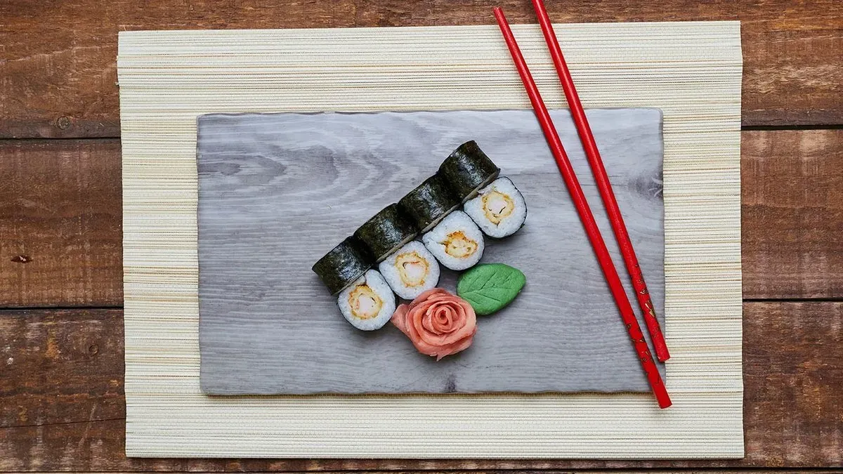 Tempura garnéla maki