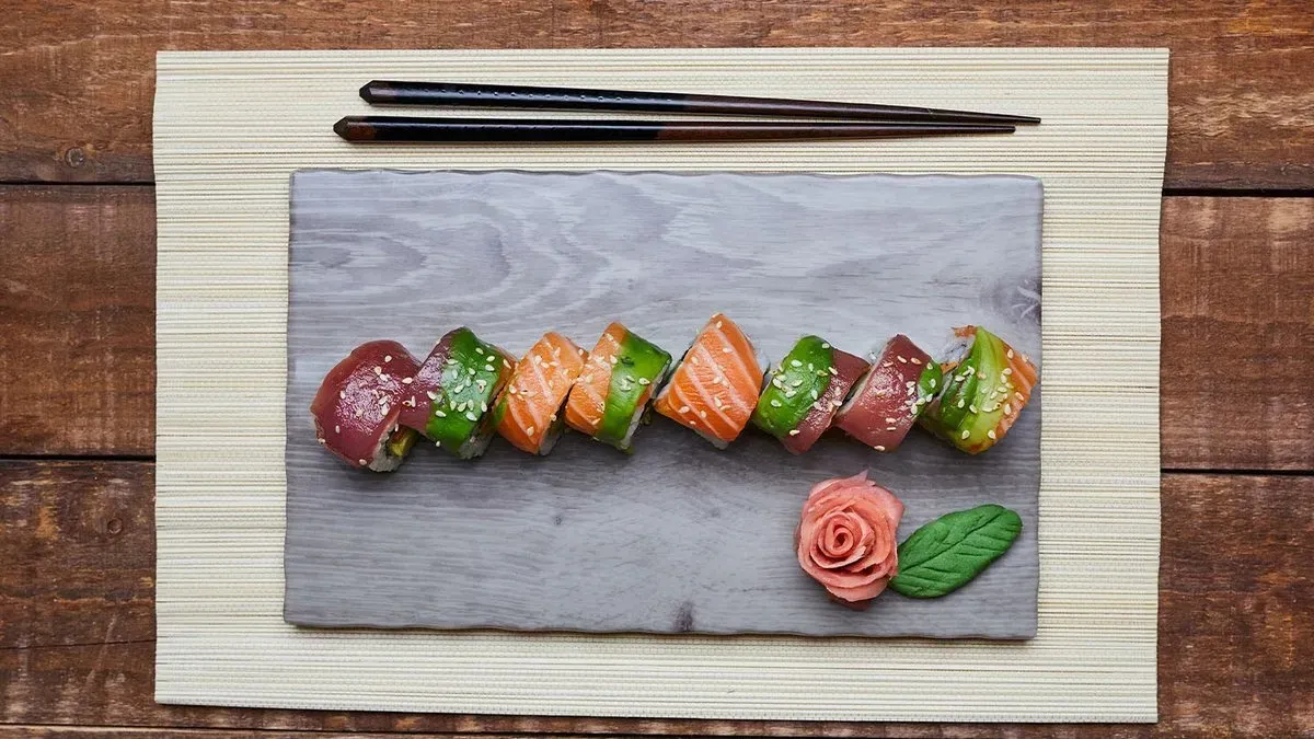Szivárvány roll