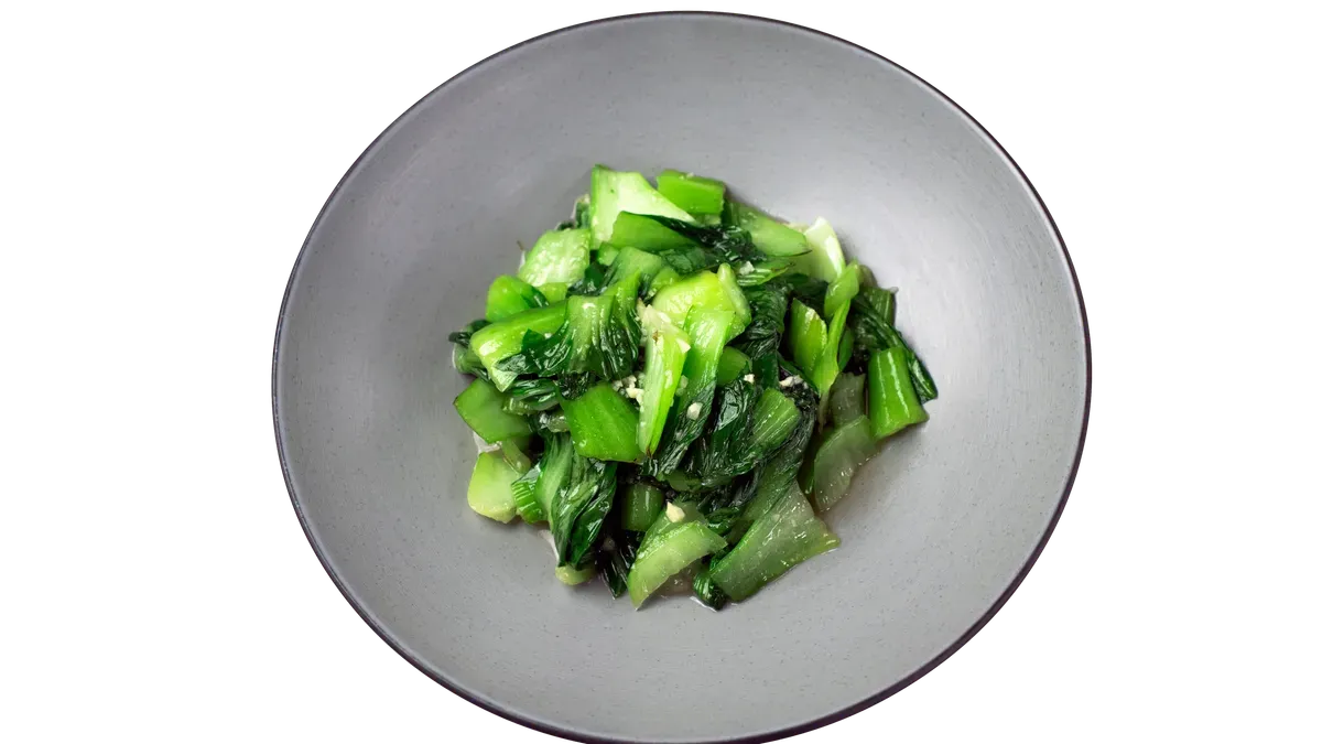 35 Főtt bok choy