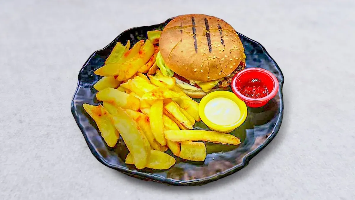 Csirkés hamburger