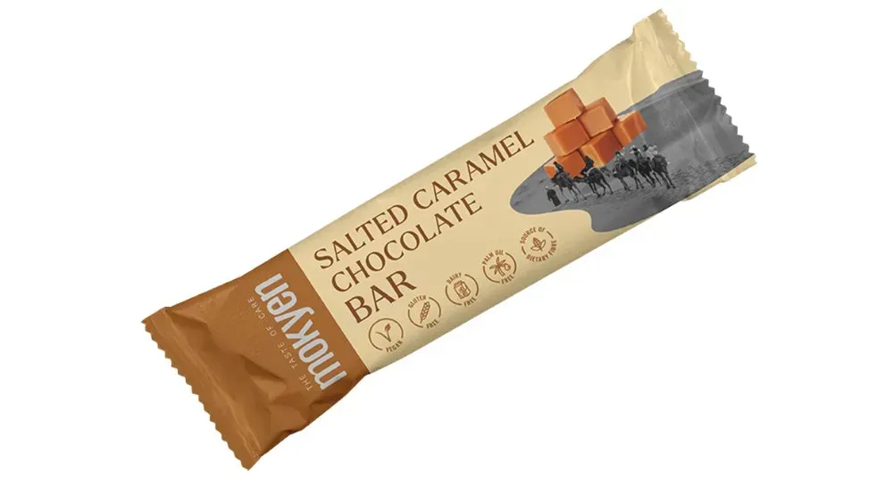 Sóskaramellás-csokoládés szelet (vegán és gluténmentes)