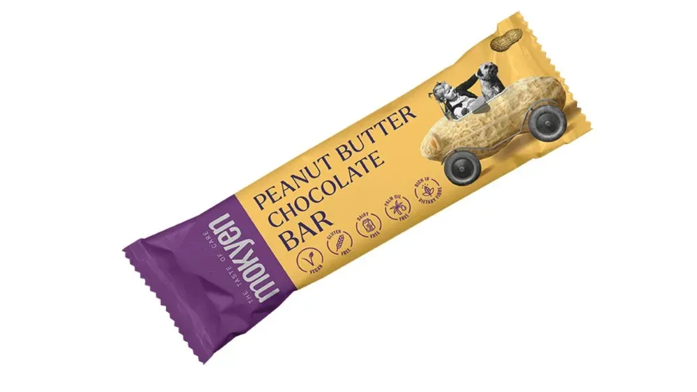 Mogyoróvajas csokoládés szelet (vegán és gluténmentes)