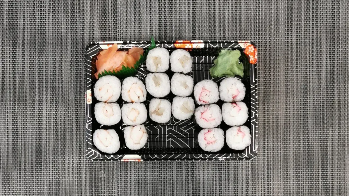 x38#Garnélarák surimi fehér hal 18db