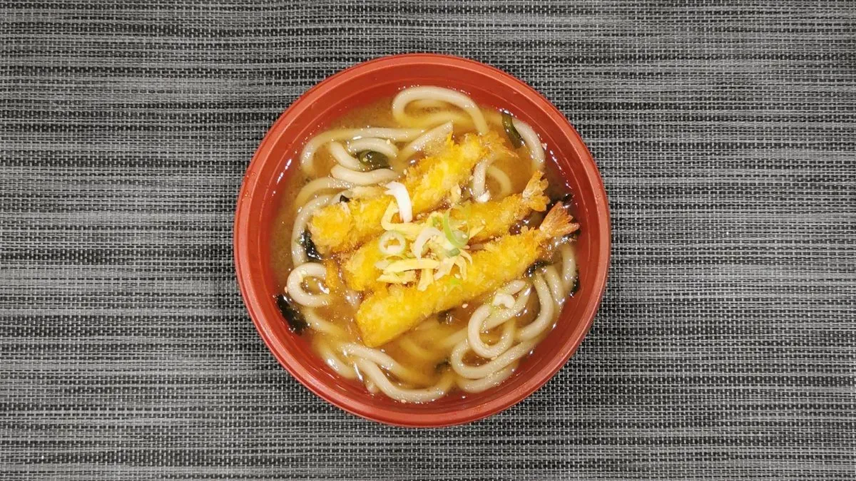 U6#Udon tészta tempura leves