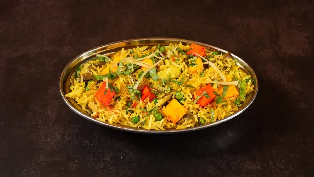 124. Matar Paneer Pulao