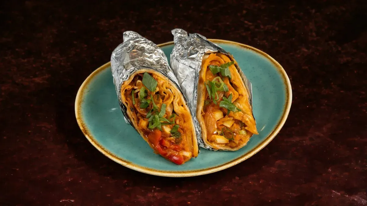 22. Vegetable Kathi Roll.