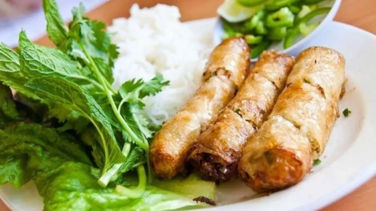 P1. Bún tavaszi tekercs