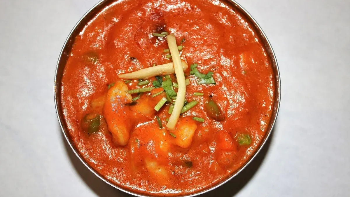 Zöldséges Garnéla Curry