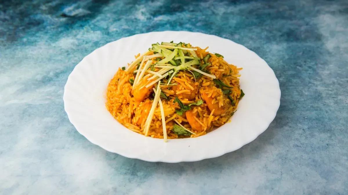Garnéla Biryani
