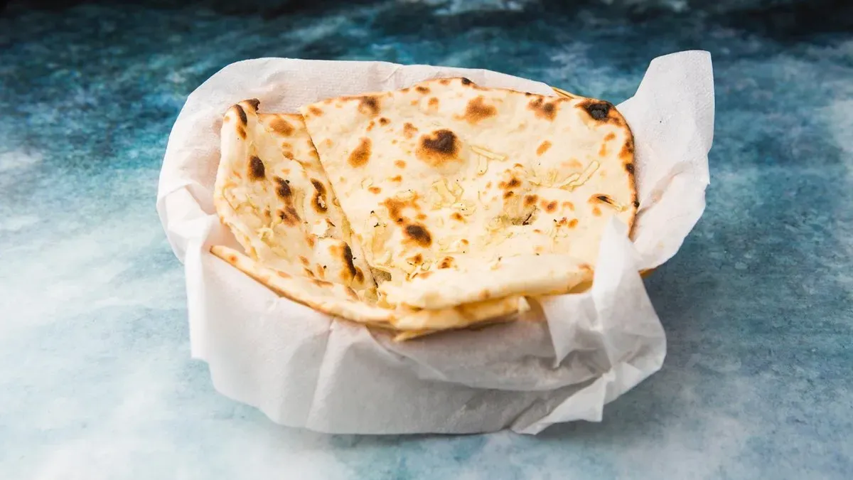 Fokhagymás Naan