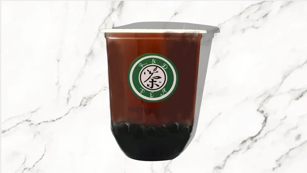 Boba black tea