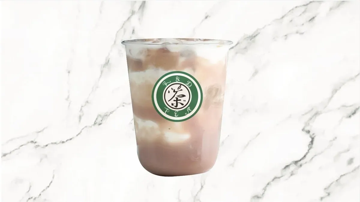 Boba taro milk tea