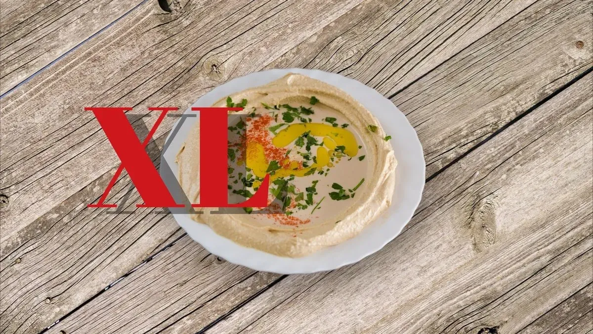 XL Pikáns hummusz tehinával, pitával