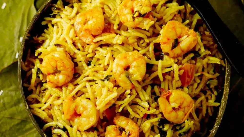 Garnéla Pulao