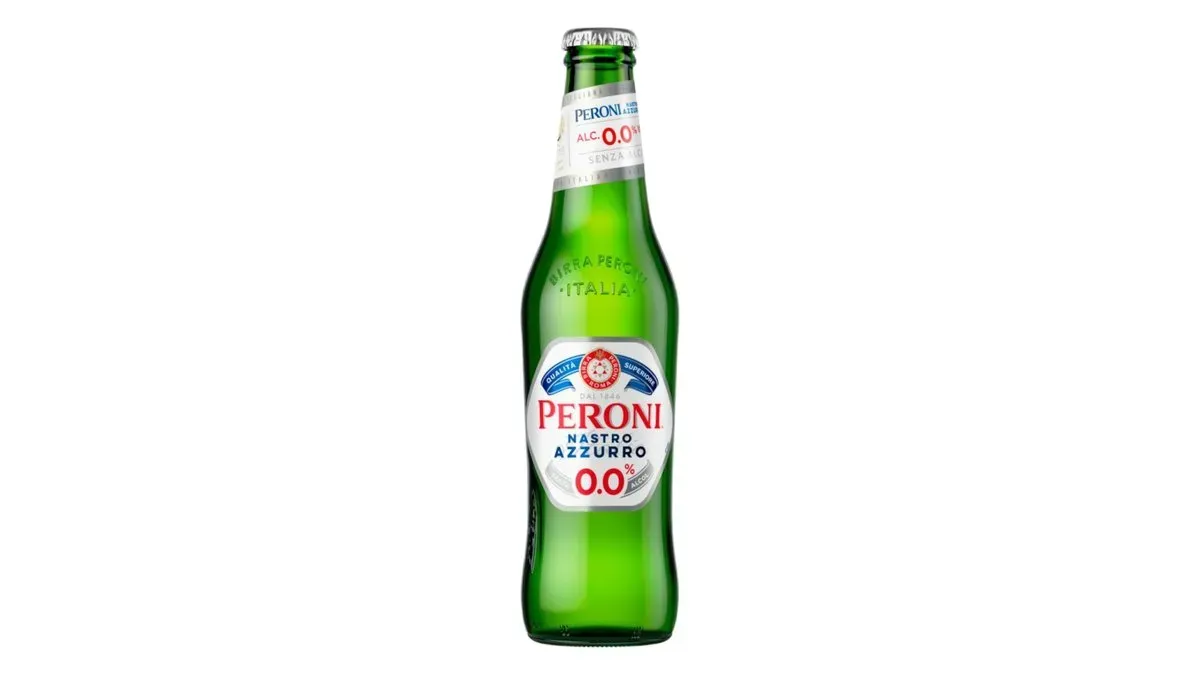 Peroni Nastro Azzurro alkoholmentes sör 0% 0.33l