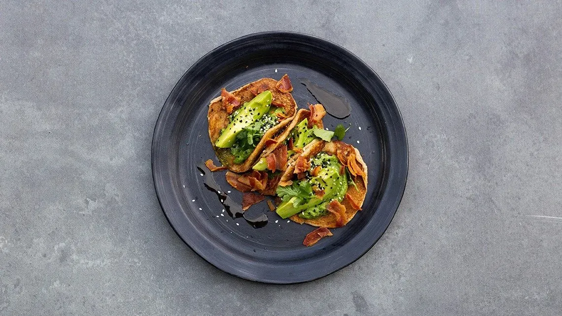 Avo Pancake taco