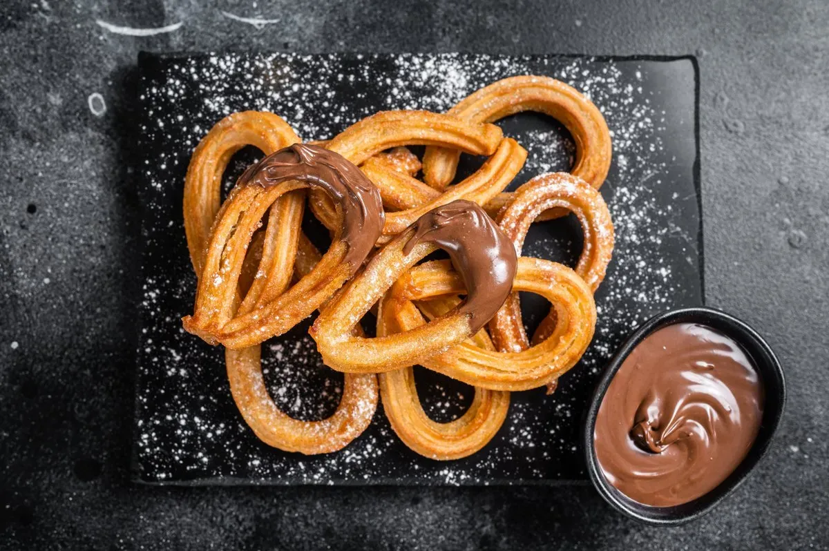 Churros Nutellás Márogatóssal 6Db