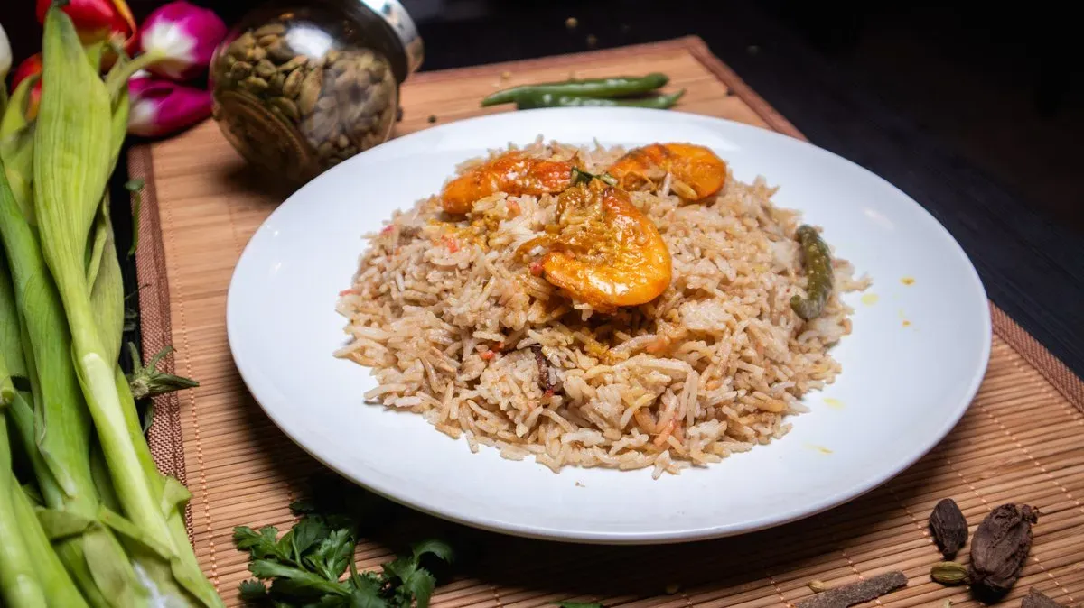 49. Shrimp Biryani